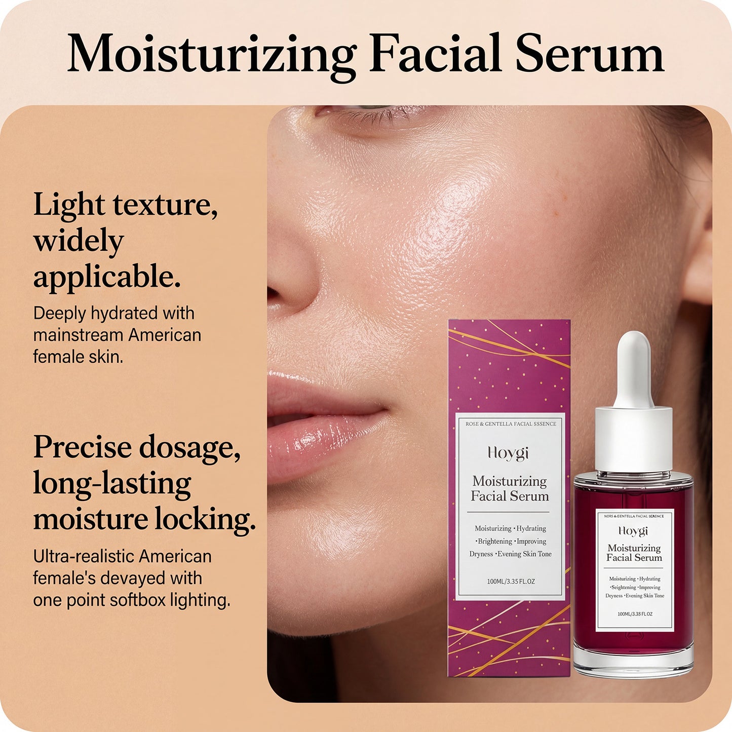 Nourishing Skincare For Daily Moisturizing Facial Hydrating Serum