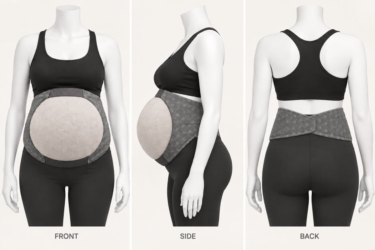 Maternity Belly Support Band for Rest & Sleep