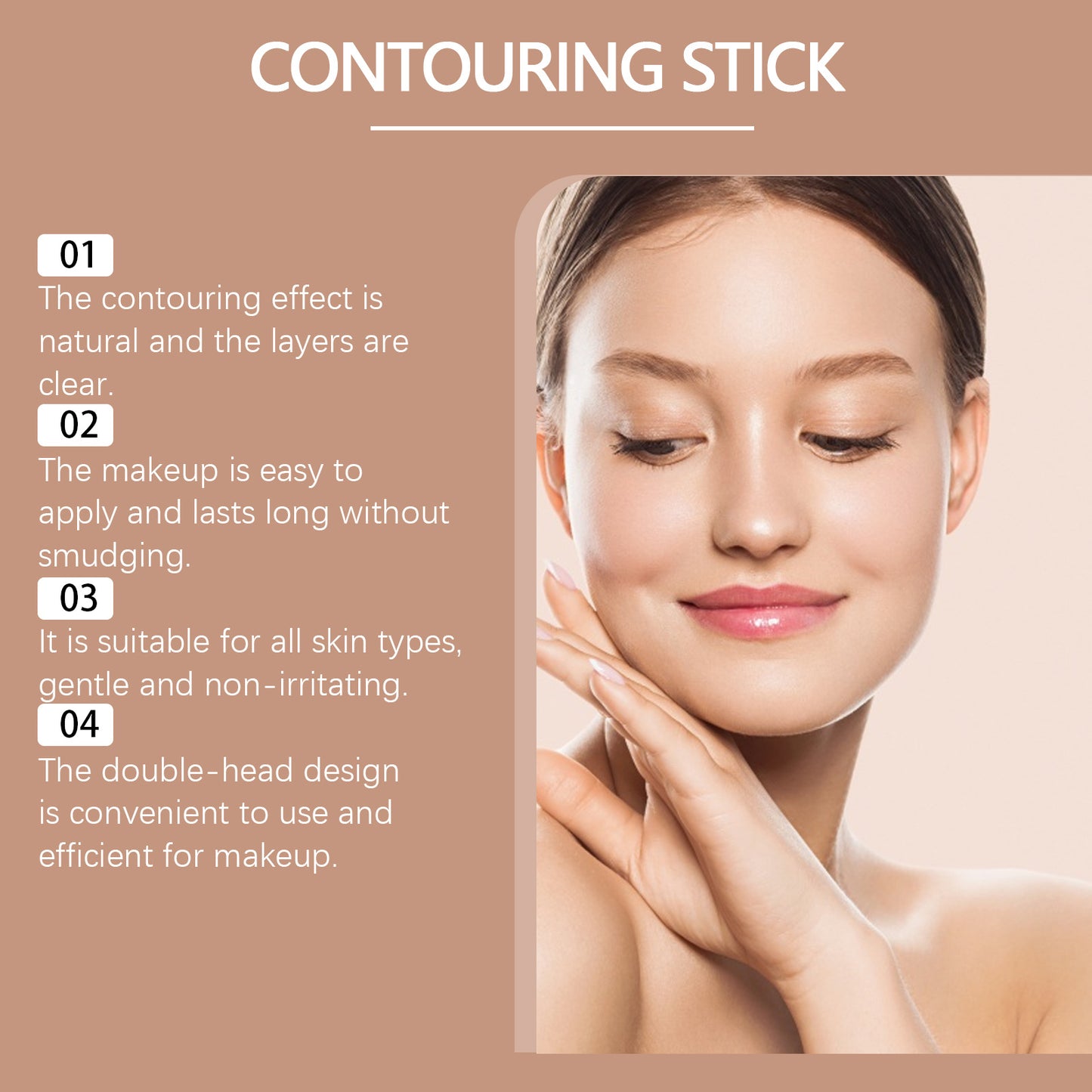 2-in-1 Facial Highlight Contour Stick Daily
