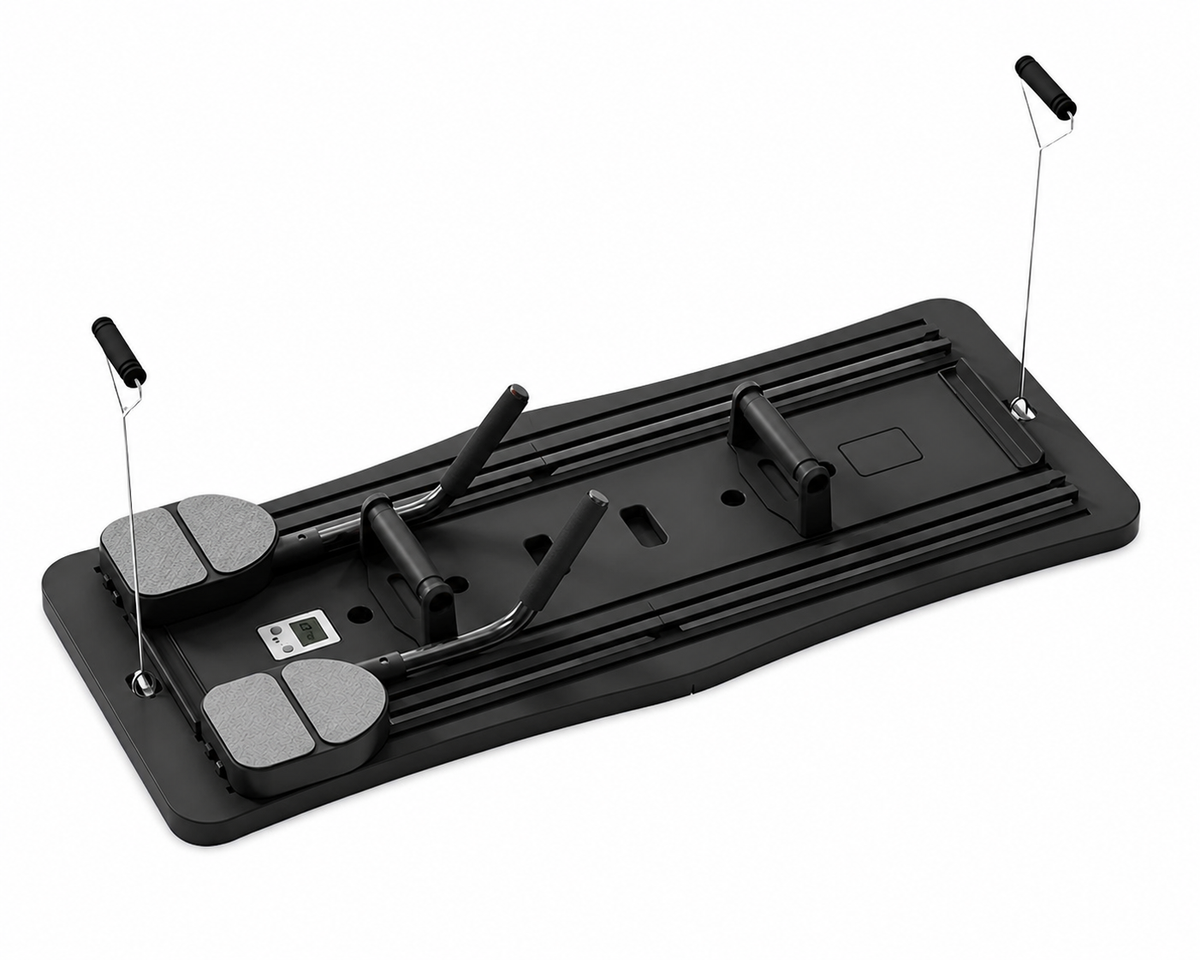 7-in-1 Foldable Ab & Push-Up Board — black board