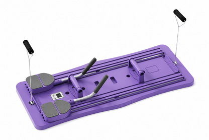 7-in-1 Foldable Ab & Push-Up Board — purple board