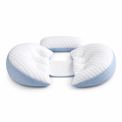U-Shaped Maternity Pillow — Blue product view