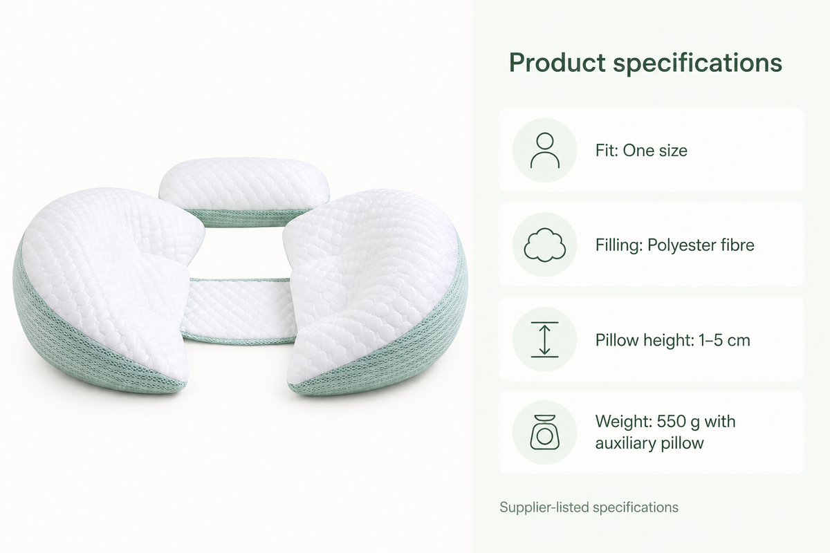 U-Shaped Maternity Pillow — Product specifications