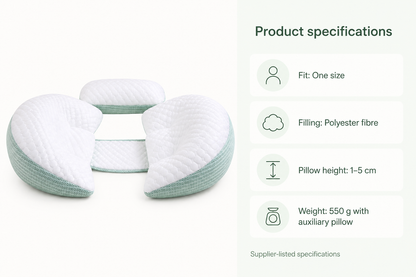 U-Shaped Maternity Pillow — Product specifications
