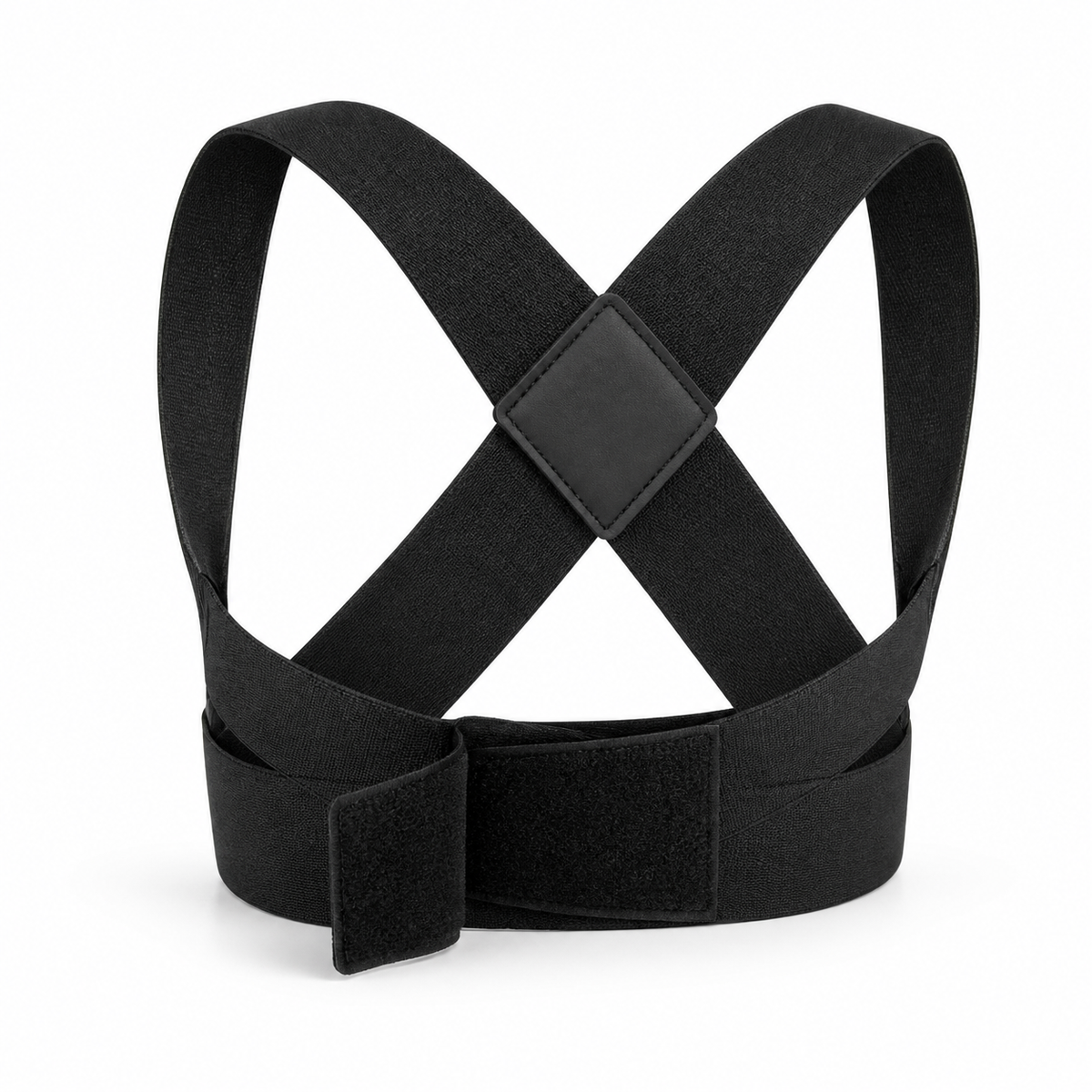 Women's Adjustable Posture Support Brace — Black product view