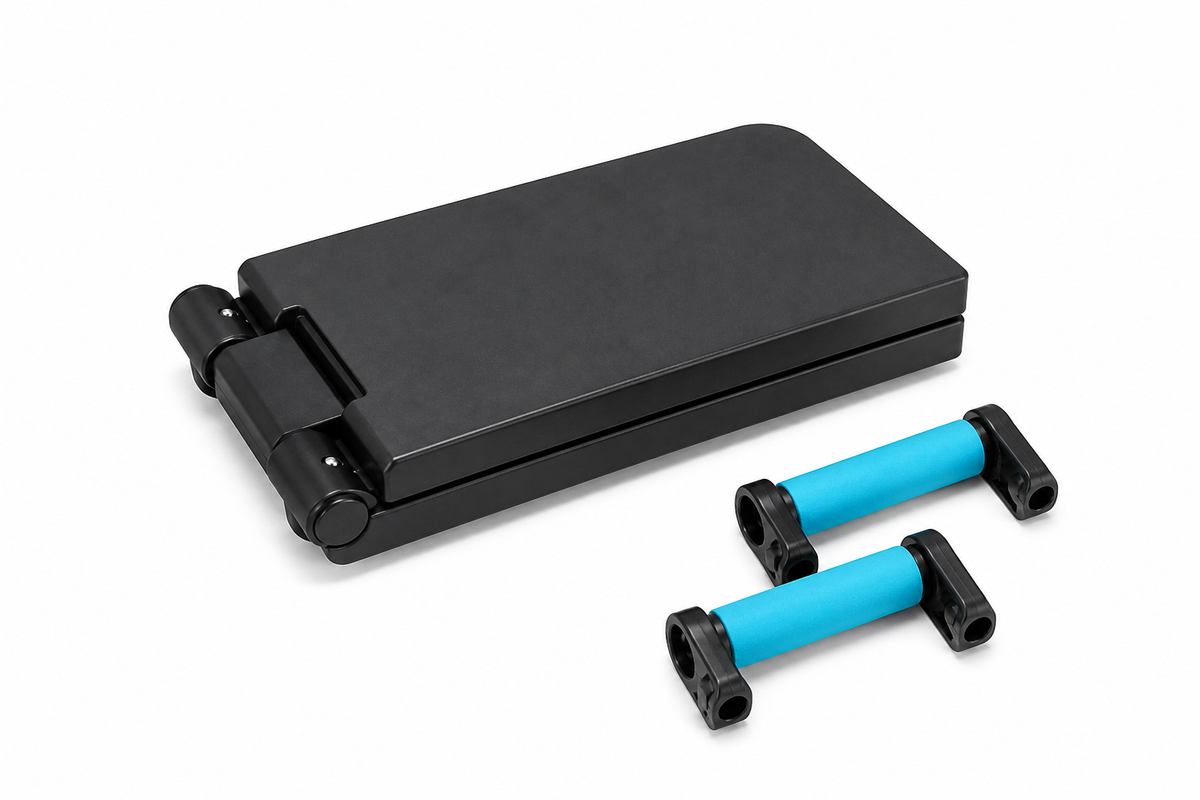 Multi-Angle Push-Up Board — Folded storage view