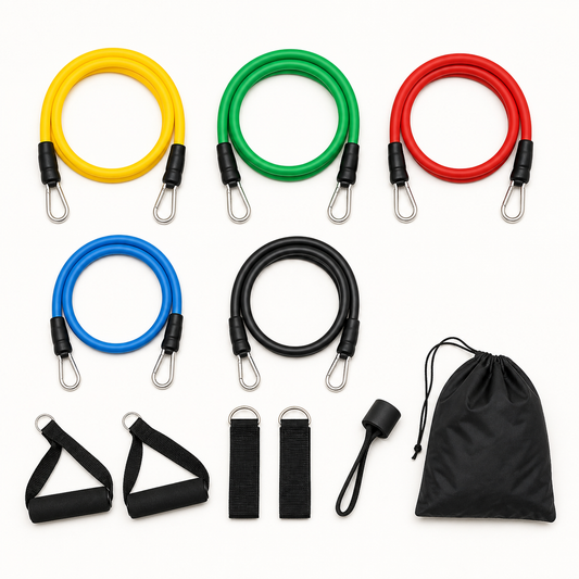 11-Piece Home Resistance Band Set — Full kit