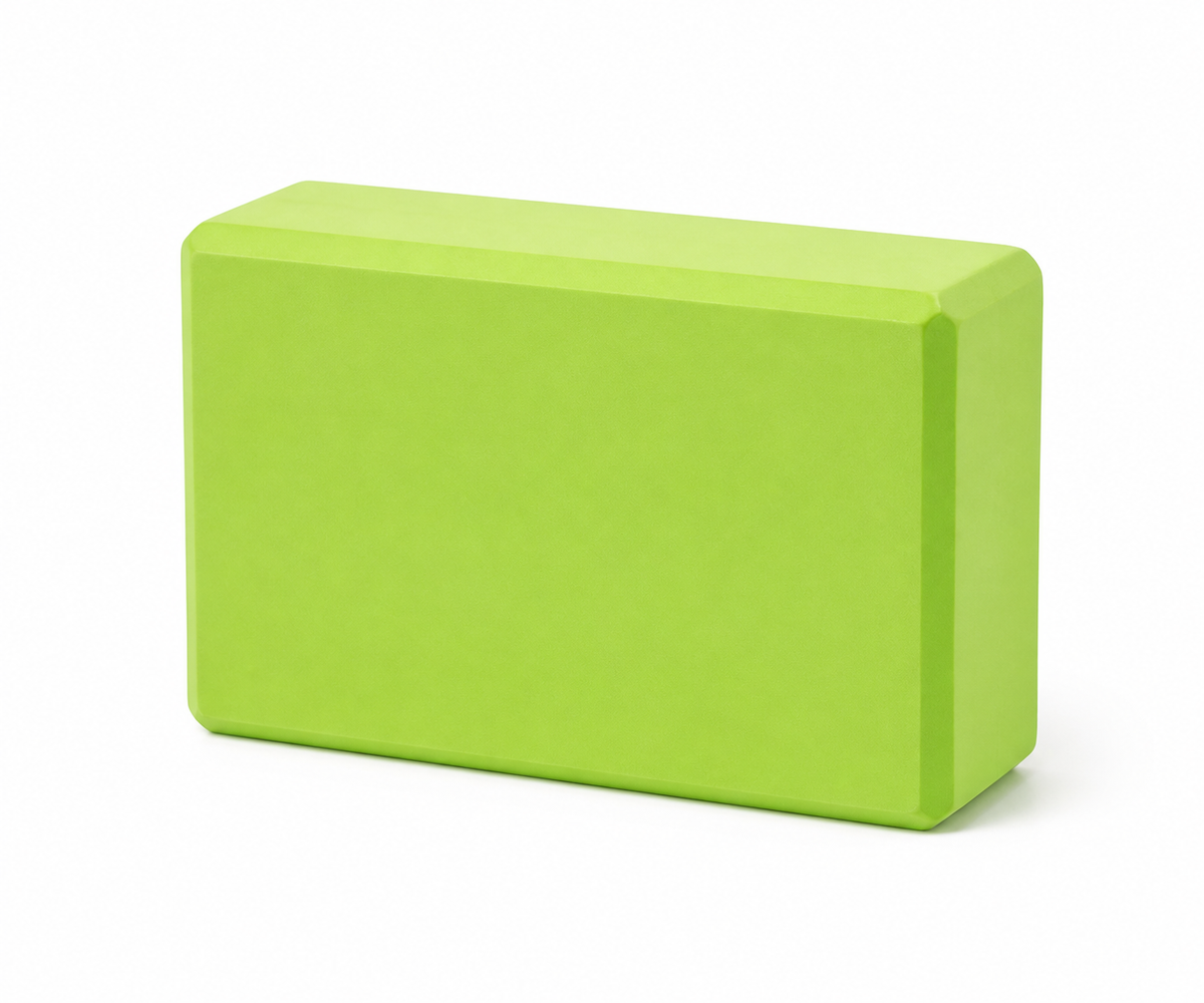 High-Density Yoga Block — Fruit green