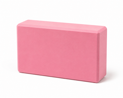 High-Density Yoga Block — Pink material detail