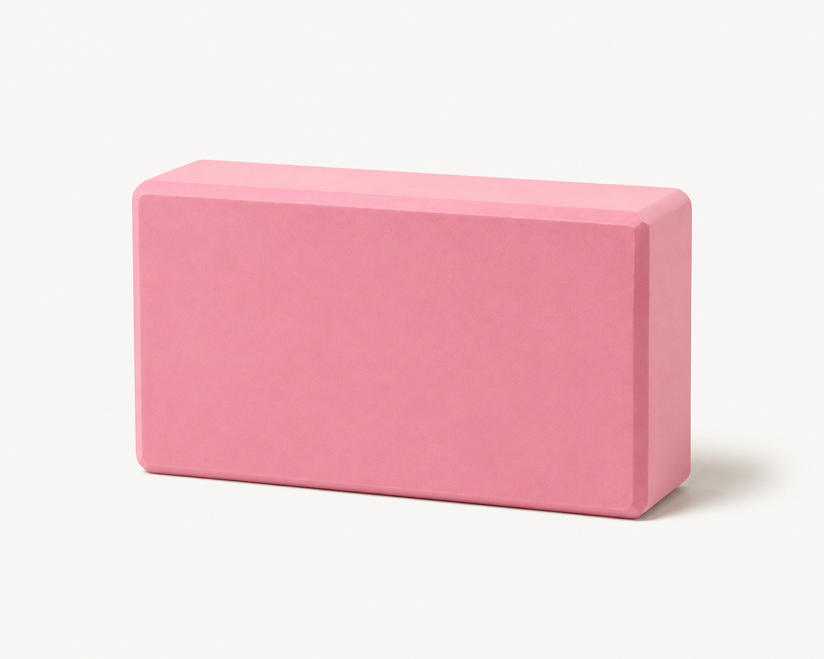 High-Density Yoga Block — Pink